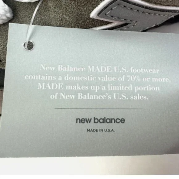 New Balance 998 Shoes Men's Size 11.5 U998GR Made in USA Grey Silver Core Abzorb